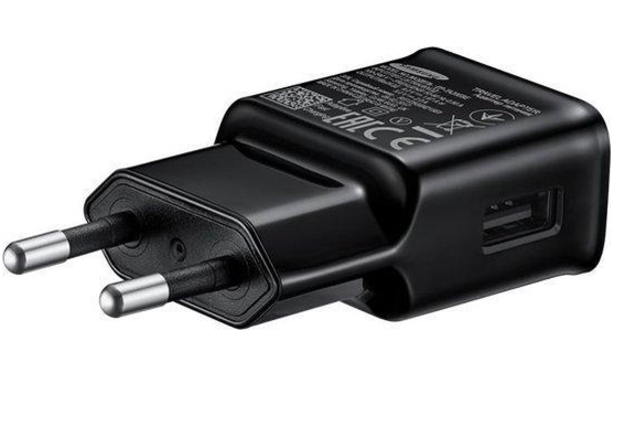 Samsung USB Naar USB-C Travel Adapter zonder kabel - 15W - Zwart/Wit- BULK