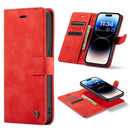Bookcase 2 in 1 voor iPhone  in zwart leer

iPhone 2 in 1 case met pasjesvak en standaard

Leren bookcase iPhone met afneembare backcover

iPhone wallet case met magnetische sluiting