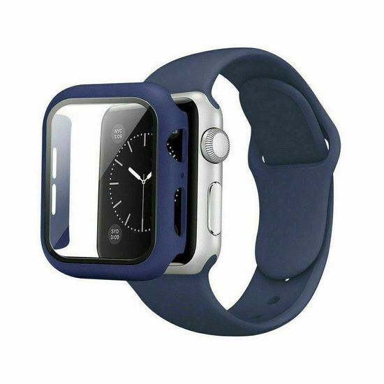 Apple Watch 42 mm - Silicone Strap Band + 360 Case